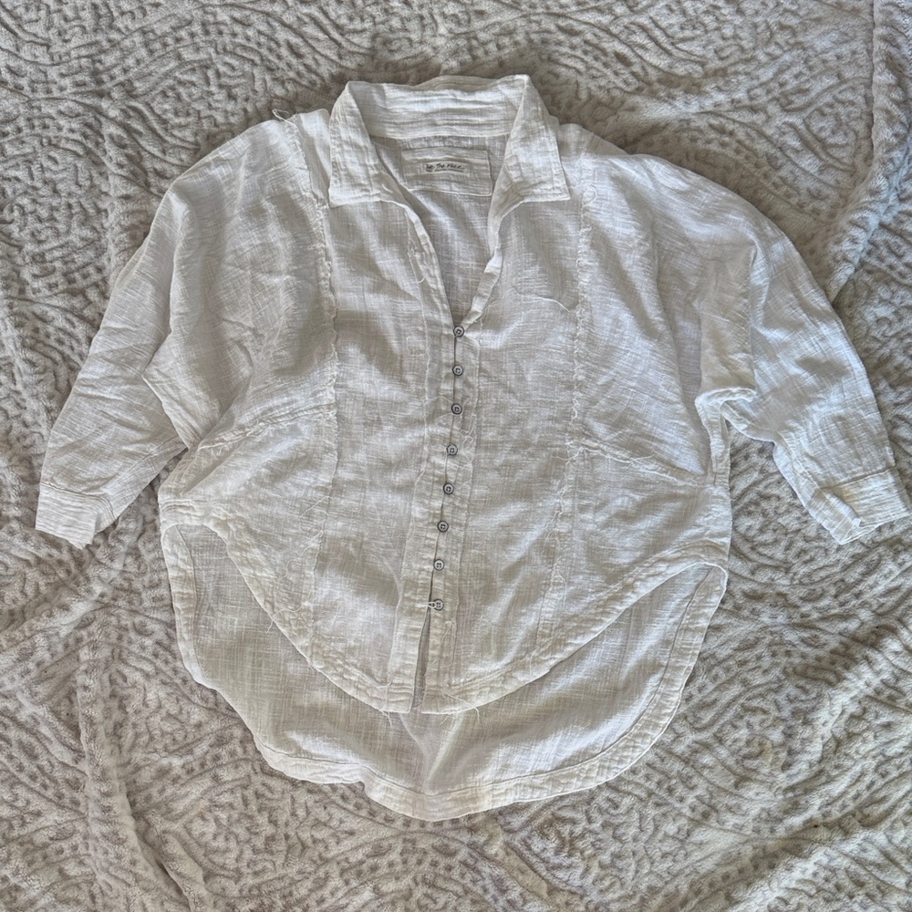 We The Free by Free People-Size Small-Oversized Button up Shirt